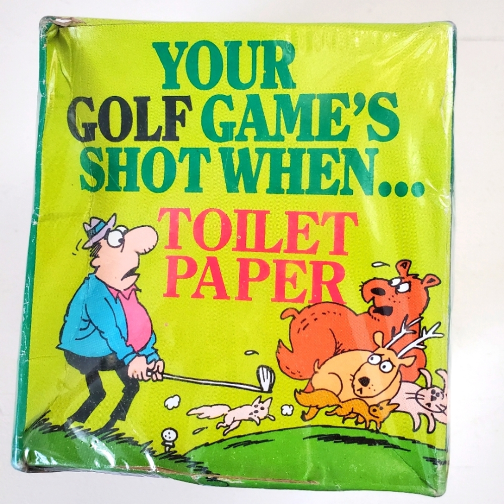 Golf Toilet Paper Joke  Vintage